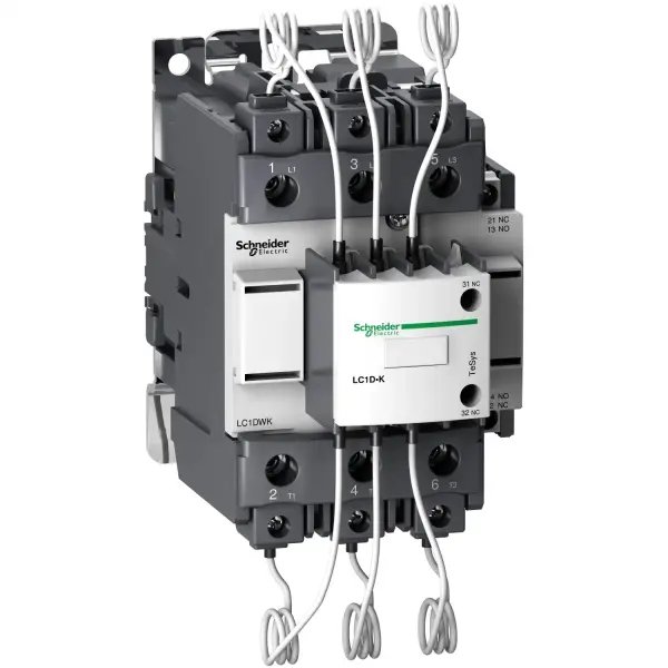 Schneider Electric - LC1DWK12P7 - TeSys LC1D.K kapasitör görevli kontaktör - 3P - 60 kVAR - 415 V - 230 V AC bobin - 1