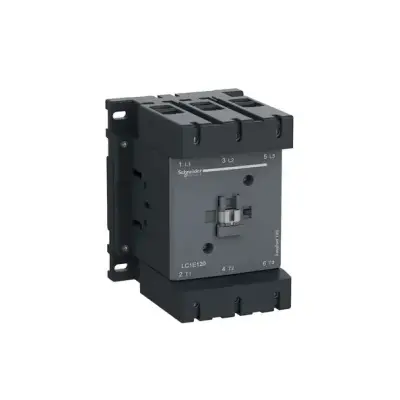 Schneider Electric - LC1E120M5 - EasyPact TVS kontaktör 3P(3 NA) - AC-3 - <= 440 V 120A - 220 V AC bobin - 1