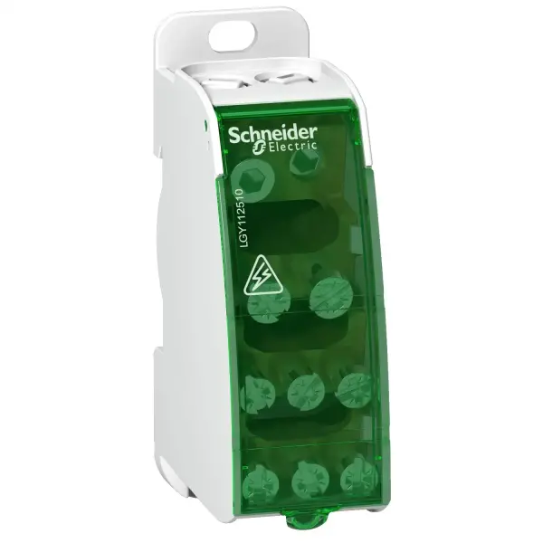 Schneider Electric - LGY112510 - Linergy DS - vida dağıtım bloğu 1P - 125A - 10 holes - 1