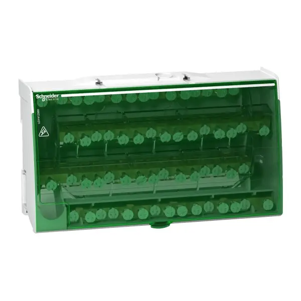 Schneider Electric - LGY412560 - Linergy DS - vida dağıtım bloğu 4P - 125A - 60 holes - 1