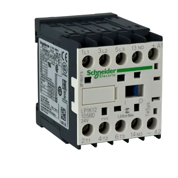 Schneider Electric - LP1K090085MD - TeSys K kontaktör - 4P(2 NA + 2 NK) - AC-1 - <= 440 V 20 A - 220 V DC bobin - 1