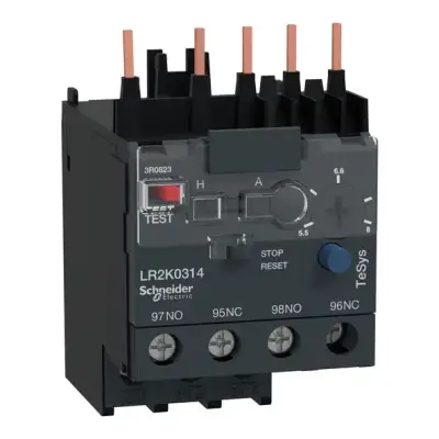 Schneider Electric - LR2K0314 - TeSys K - diferansiyel termal aşırı yük röleleri - 5,5...8 A - sınıf 10A - 1