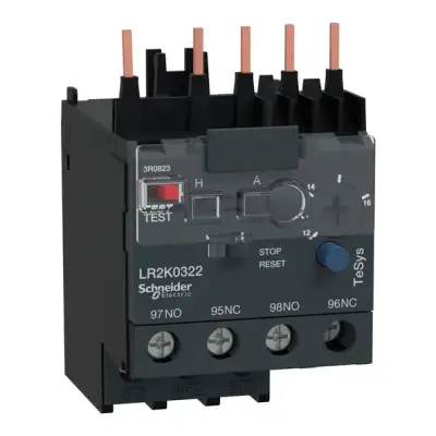 Schneider Electric - LR2K0322 - TeSys K - diferansiyel termal aşırı yük röleleri - 12...16 A - sınıf 10A - 1