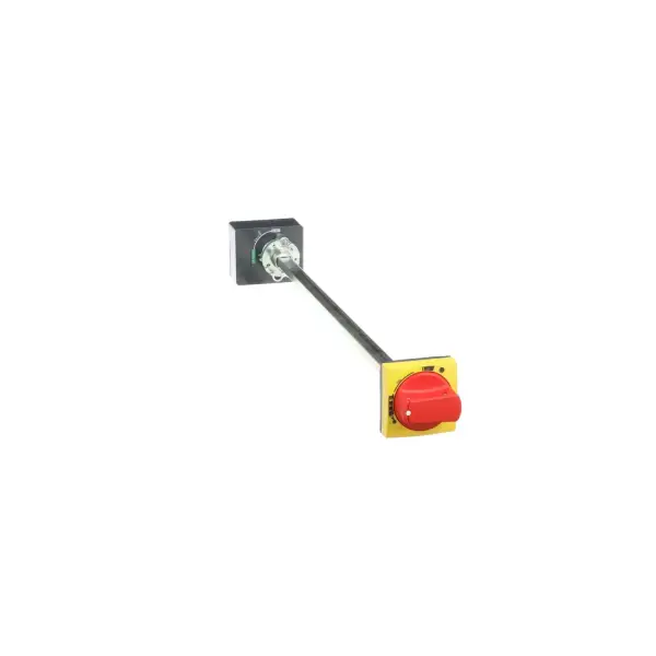 Schneider Electric - LV426934 - Uzatılmış yönlendirme kolu, ComPact NSXm, kırmızı kol/sarı ön, mil uzunluğu 200 - 600 mm, IP65 - 1