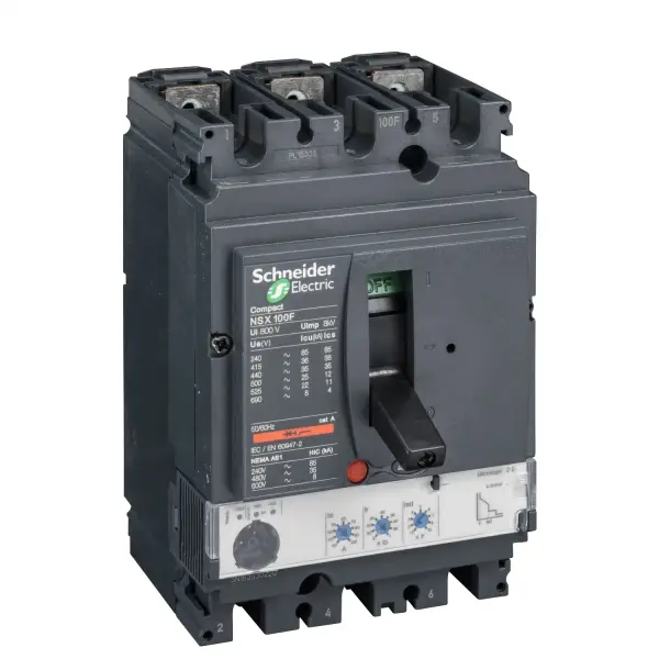 Schneider Electric - LV429795 - devre kesici Compact NSX100N - Micrologic 2.2 - 100 A - 3 kutup 3d - 1