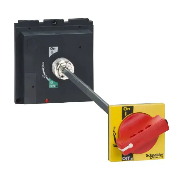 Schneider Electric - LV432600 - Uzatmalı döner kurma kolu - kilitlenebilir - kırmızı - 1