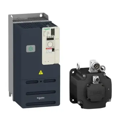 Schneider Electric - LXM32MC10N4 - servo sürücü - Lexium 32 - trifaze besleme gerilimi 208/480V - 11 kW - 1