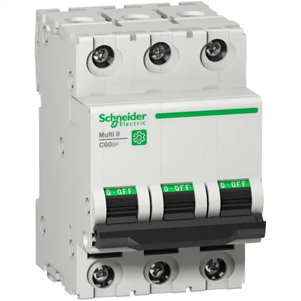 Schneider Electric - M9F22316 - Multi9 - C60SP - MCB - 3P - 16 A - C Eğrisi - 480Y/277 V - 10 kA - UL 1077 - 1