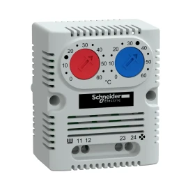 NSYCCOTHD - ClimaSys CC - çift termostat 250V - sıcaklık aralığı 0...60°C - 1NA/NK - °C - 1