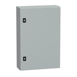 NSYCRN64150 - Spacial CRN düz kapı, montaj plakasız. H600xW400xD150 IP66 IK10 RAL7035. - 1