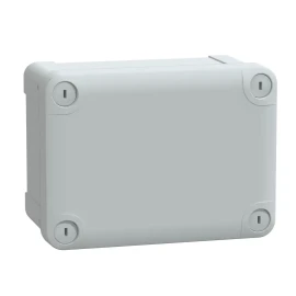 NSYTBS16128 - ABS kutu IP66 IK07 RAL7035 Dah.H150W105D80 Har.H164W121D87 Opak kapak H20 - 1