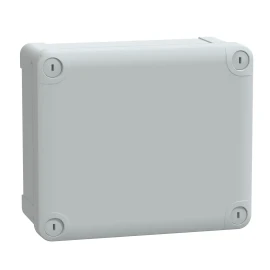 NSYTBS19168 - ABS kutu IP66 IK07 RAL7035 Dah.H175W150D80 Har.H193W164D87 Opak kapak H20 - 1