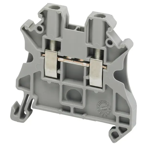 Schneider Electric - NSYTRV22 - VİDALI TERMINAL, GEÇİŞLİ, 2 NOKTA, 2,5 MMÂ² , GRİ - 1