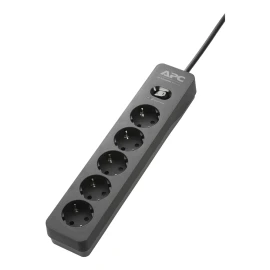 PME5B-GR - APC 5'li Akım Korumalı Priz , 1.5m, Siyah, 230V - 1