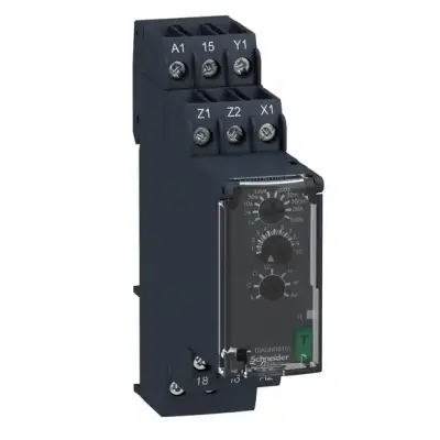 Schneider Electric - RE22R1MYMR - Çok Fonksiyonlu Zamanlama Rölesi - 0,05s…300sa - 24…240V AC/DC - 1K/A - 1