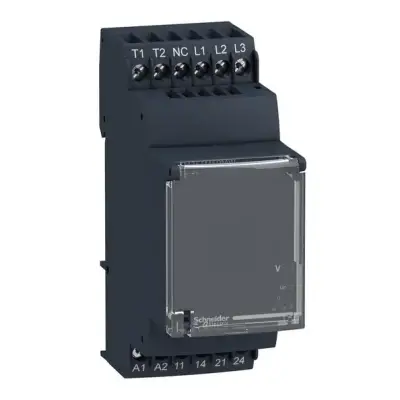 Schneider Electric - RM35TM50MW - motor gerilimi ve sıcaklık kontrol rölesi - RM35-T - 24..240 V AC/DC - 2 NA - 1