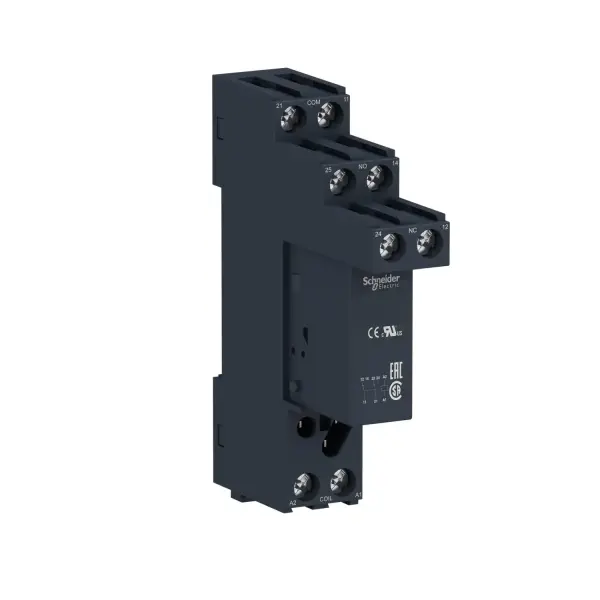 Schneider Electric - RSB2A080B7S - Harmony, Arayüz soketli röle, 8 A, 2 CO, 24 V AC - 1