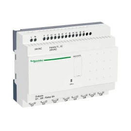 SR2E201B - kompakt akıllı röle Zelio Logic - 20 G Ç - 24 V AC - saat - ekran yok - 1