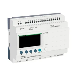  SR3B262BD - modüler akıllı röle Zelio Logic - 26 G Ç - 24 V DC - saat - ekran - 1