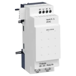  SR3XT61B - Ayrık I/O genişletme modülü, Zelio Logic, 6 I/O, 24 V DC - 1