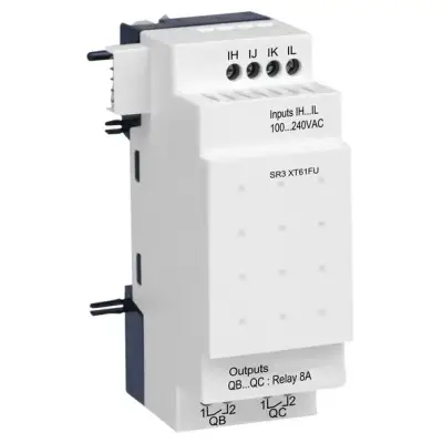 Schneider Electric - SR3XT61FU - Dijital G/Ç uzatma modülü - 6 G Ç - 100..240 V AC - Zelio Logic için - 1
