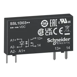 SSL1D03BD - Solid State Röle,soketli,giriş 15-30 V Dc, Çıkış 1-24 V Dc, 3,5a - 1