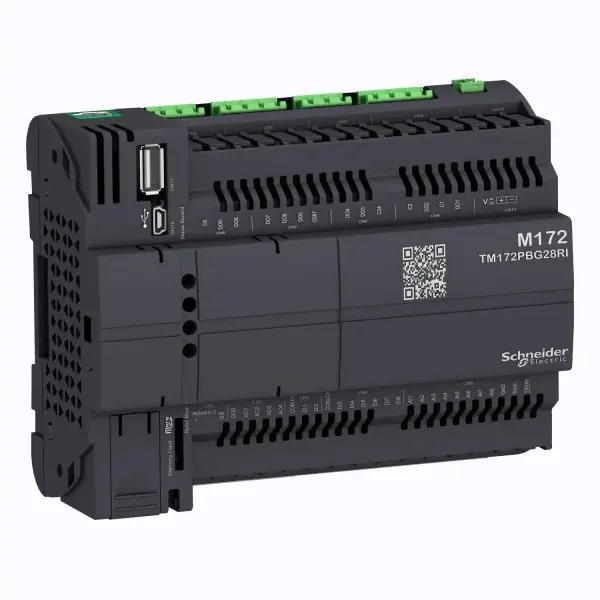 Schneider Electric - TM172PBG28RI - Modicon M172 Performans Kapalı 28 I/O, Eth, İzole - 1