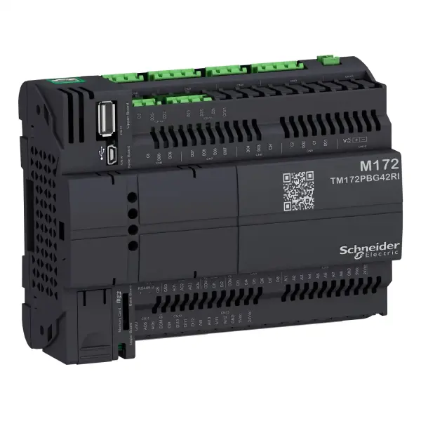 Schneider Electric - TM172PBG42RI - Modicon M172 Performance Blind 42 I/Os, Eth, Isolated - 1