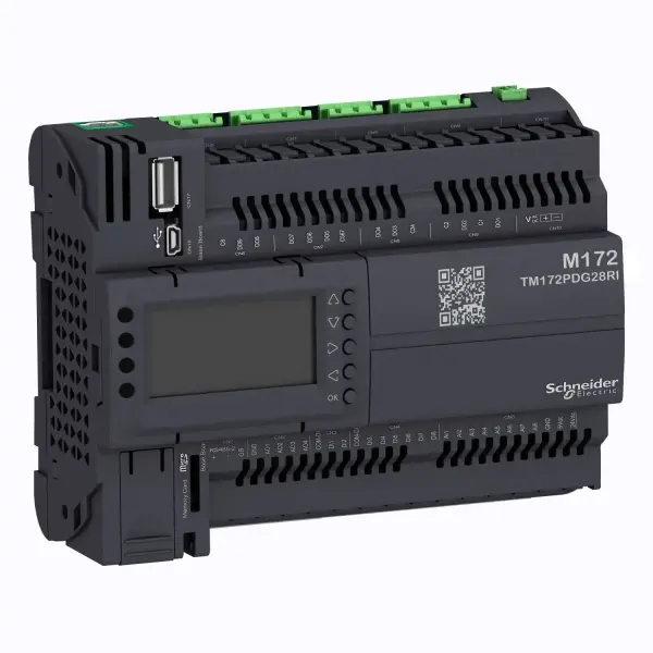 Schneider Electric - TM172PDG28RI - Modicon M172 Performans Ekranı 28 G / Ç, Eth, İzole - 1