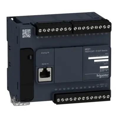 Schneider Electric - TM221C24T - kontrolör M221 24 GÇ transistör PNP - 1