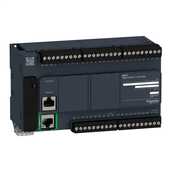 Schneider Electric - TM221CE40U - Mantık kontrolörü, Modicon M221, 40io tr.npn ethernet - 1