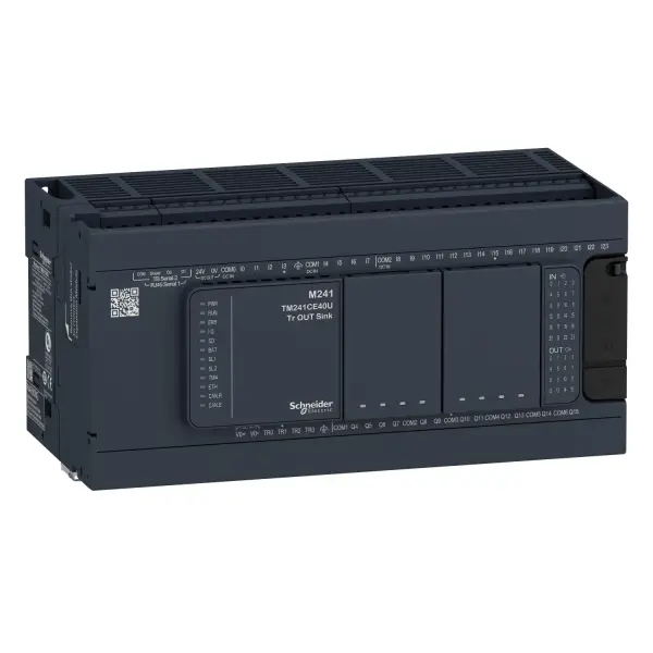 Schneider Electric - TM241C40R - M241 kontrolör 40 GÇ rölesi - 1