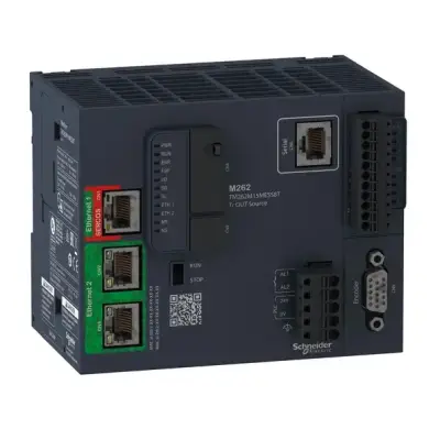 Schneider Electric - TM262M15MESS8T - Motion Kontrol Cihazı, Lojik/motion kontrol cihazı Modicon M262,TM262M..., 5ns/inst 4 Ax. Eth. SERCOS 3 - 1