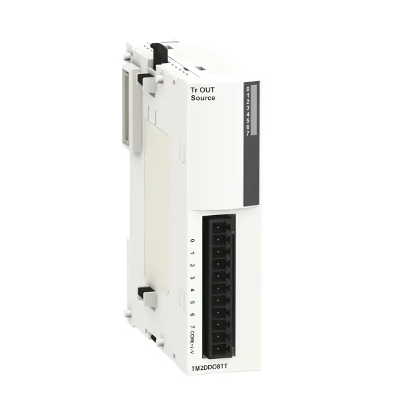 Schneider Electric - TM2DDO8TT - Dijital çıkış modülü M238 - 8 çıkış 24 V transistör - 1 vidalı terminal bloğu - 1