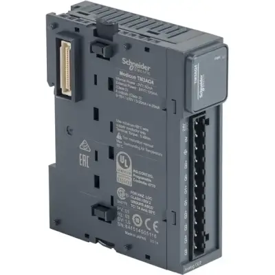 Schneider Electric - TM3AQ4 - modül TM3 - 4 analog çıkış - 1