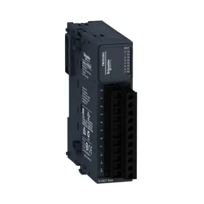 Schneider Electric - TM3DQ8U - modül TM3 - 8 çıkış transistörü NPN - 1