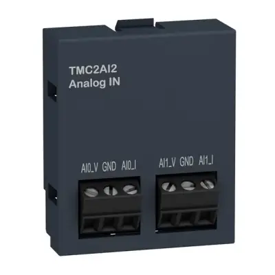 Schneider Electric - TMC2AI2 - M221 kartuş - 2 analog akım girişi - G/Ç uzatma - 1