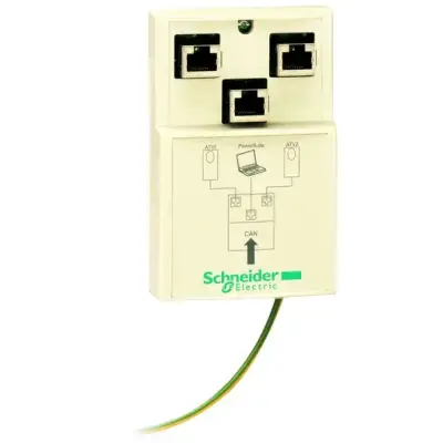 Schneider Electric - VW3CANTAP2 - CANopen bağlantı kutusu - 2 x RJ45 ve 1 x RJ45 - 1