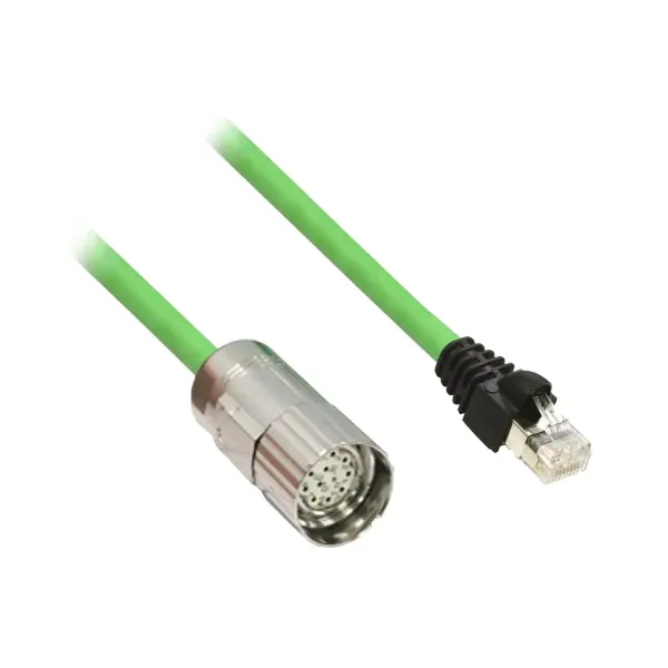 Schneider Electric - VW3E2094R150 - Encoder cable SH3/MH3 servo motor and Lexium 52/Lexium 62 servo drive, 15 m - 1