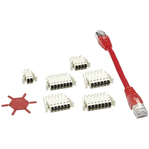 Schneider Electric - VW3E6019 - PacDrive LMC Eco kontrolörleri ve Sercos kablosu için komple konnektör seti - 1