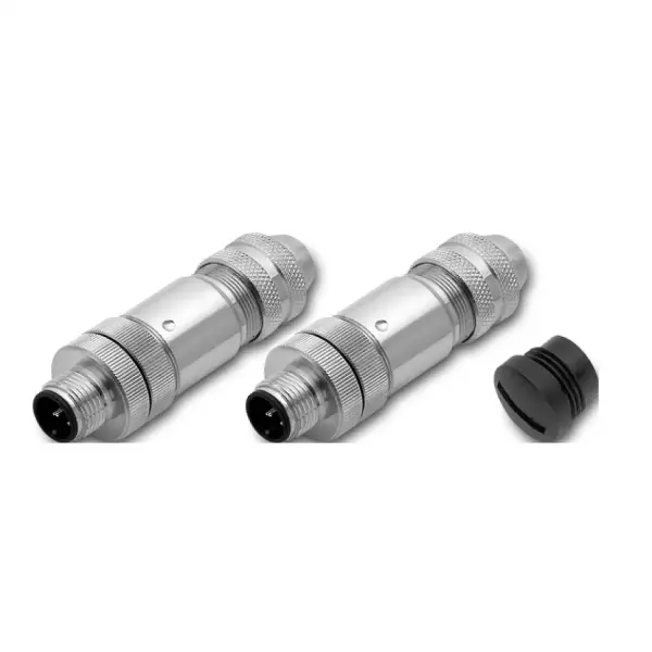Schneider Electric - VW3L5E000 - konnektör kiti EtherCAT kablolarının montajı için -2 erkek konnektör M12 4 pin+kapak M12 - 1