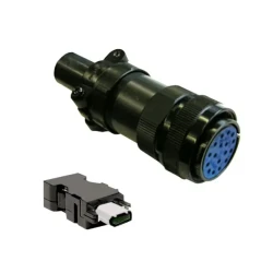  VW3M8D2A - kodlayıcı konektör kiti, BCH2.H/.M/.R için MIL bağlantısı - 100/130/180mm, CN2 fiş - 1