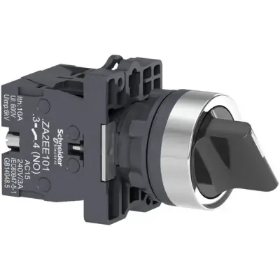 Schneider Electric - XA2ED33 - Mandal buton - Ø22 - standart mandal - 3 konumlu - 2NA - 1