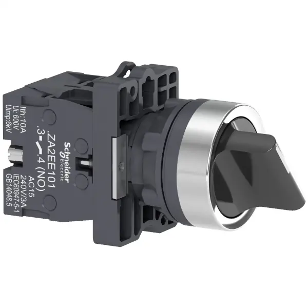 Schneider Electric - XA2ED53 - Mandal buton - Ø22 - standart mandal - 3 konumlu - 2NA - 1