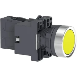  XA2EW35B1 - Sarı ışıklı yaylı buton- Ø22 - - 24V AC/DC - 1NA - 1
