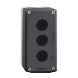  XALD03 - açık gri tabanlı koyu gri boş muhafaza kapağı - 3 kesim - 1