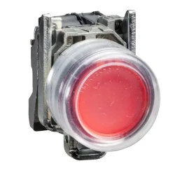  XB4BP42 - kırmızı çıkık eksiksiz Buton Ø22 yaylı dönüş 1NK işaretsiz - 1