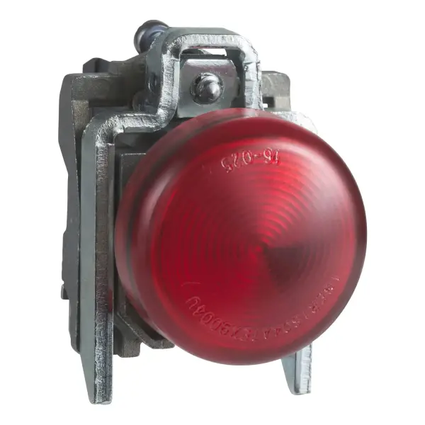 Schneider Electric - XB4BVM4EX - Komple Işıklı Buton, Harmony XB4 - ATEX D, 22mm, IP65, kırmızı, entegre LED, 230...240V, manşon - 1