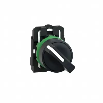 Schneider Electric - XB5AD21 - siyah eksiksiz mandal buton Ø22 2 konumlu sabit 1NA - 1