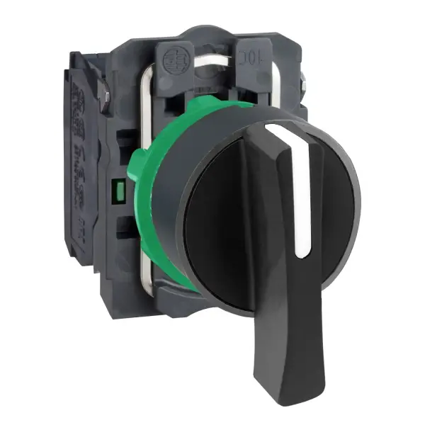 Schneider Electric - XB5AJ53 - siyah eksiksiz mandal buton Ø22 3 konumlu yaylı dönüş 2NA - 1
